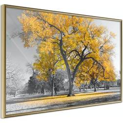 Arkiio Affisch Autumn in the Park (Gold) [Poster] 60x40 Poster